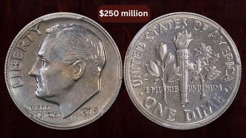 1975 No-S Proof Dime