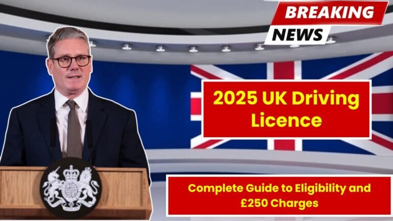 2025 UK Driving Licence: Complete Guide to Eligibility and £250 Charges