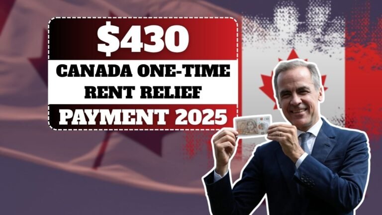Canada $430 One-Time Rent Relief Payment 2025