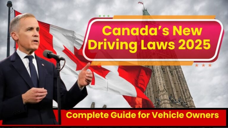 Canada’s New Driving Laws 2025: Complete Guide for Vehicle Owners
