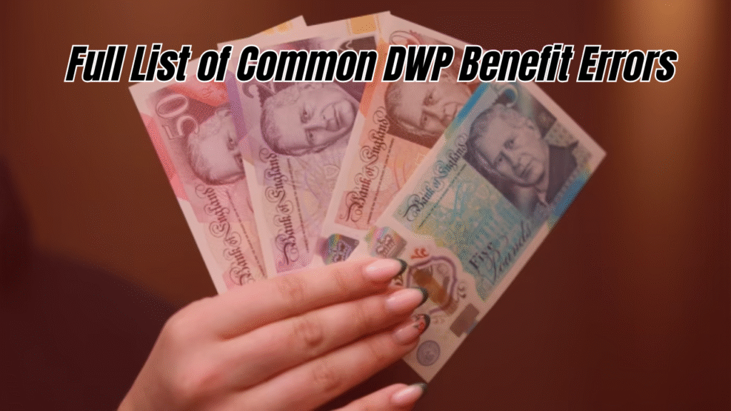 DWP Benefit Errors Could Cost You £1,000s – Full List and Form Check Guide