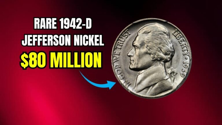 Rare 1942-D Jefferson Nickel – The $80 Million Treasure in Your Pocket?